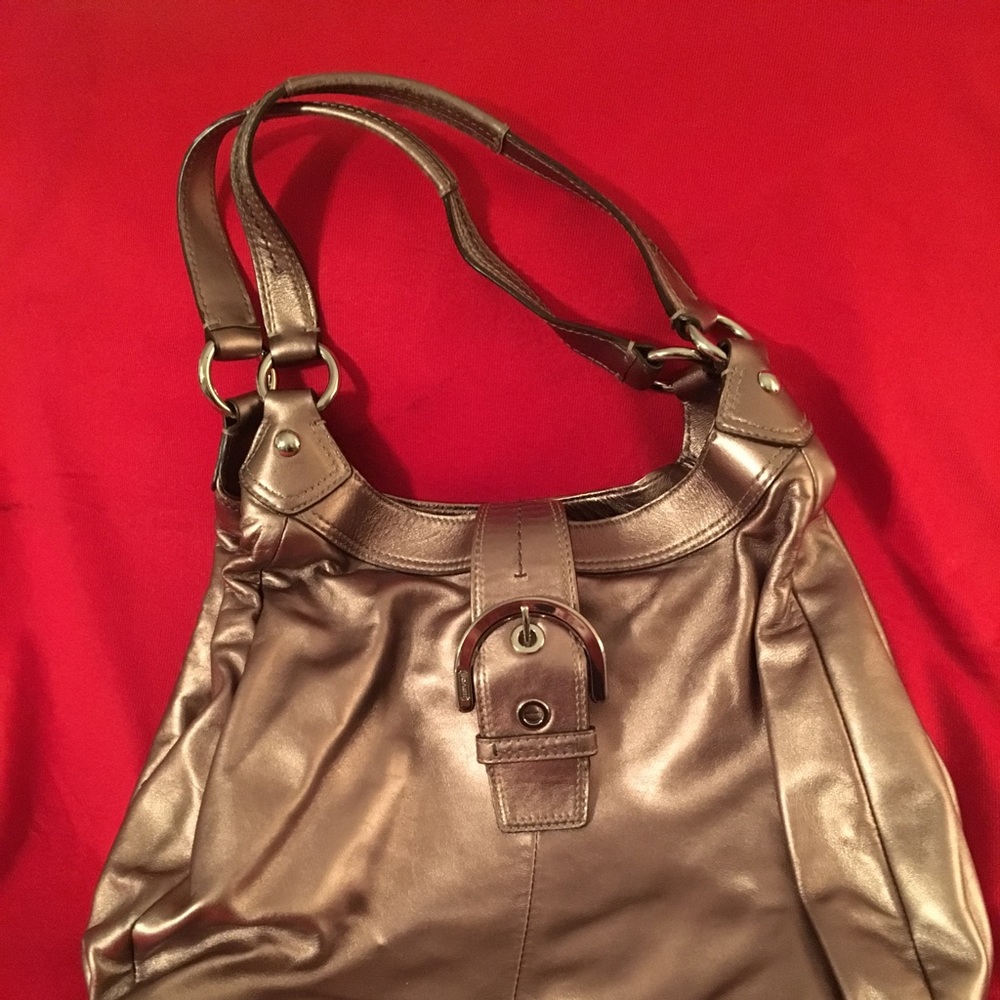 Coach Bronze Hobo Shoulder Bag
